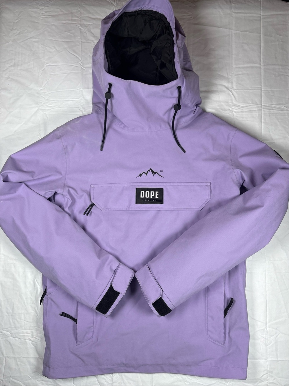 DOPE MMIX Snow Blizzard Violet Hooded Anorak Jacket